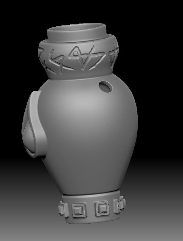 gargoyle urn 3d print Free 3D print model_16