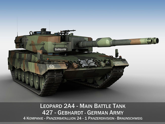 Leopard 2A4 Main Battle Tank - 427  3D model