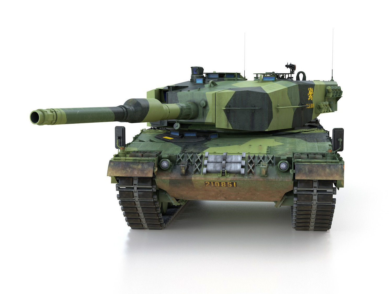 Stridsvagn 121 - Mek B10 - Swedish Army 3D model_1