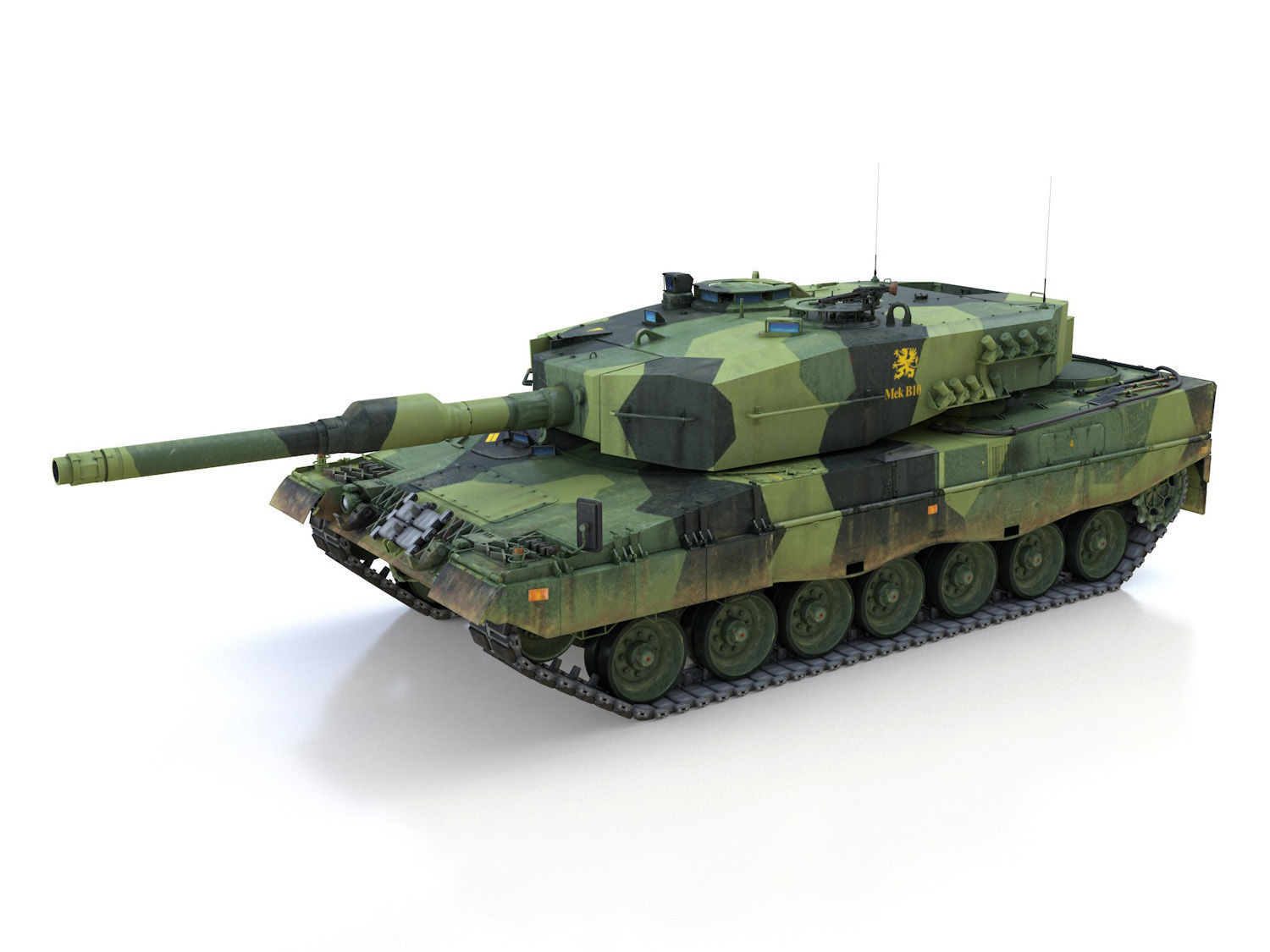 Stridsvagn 121 - Mek B10 - Swedish Army 3D model_2