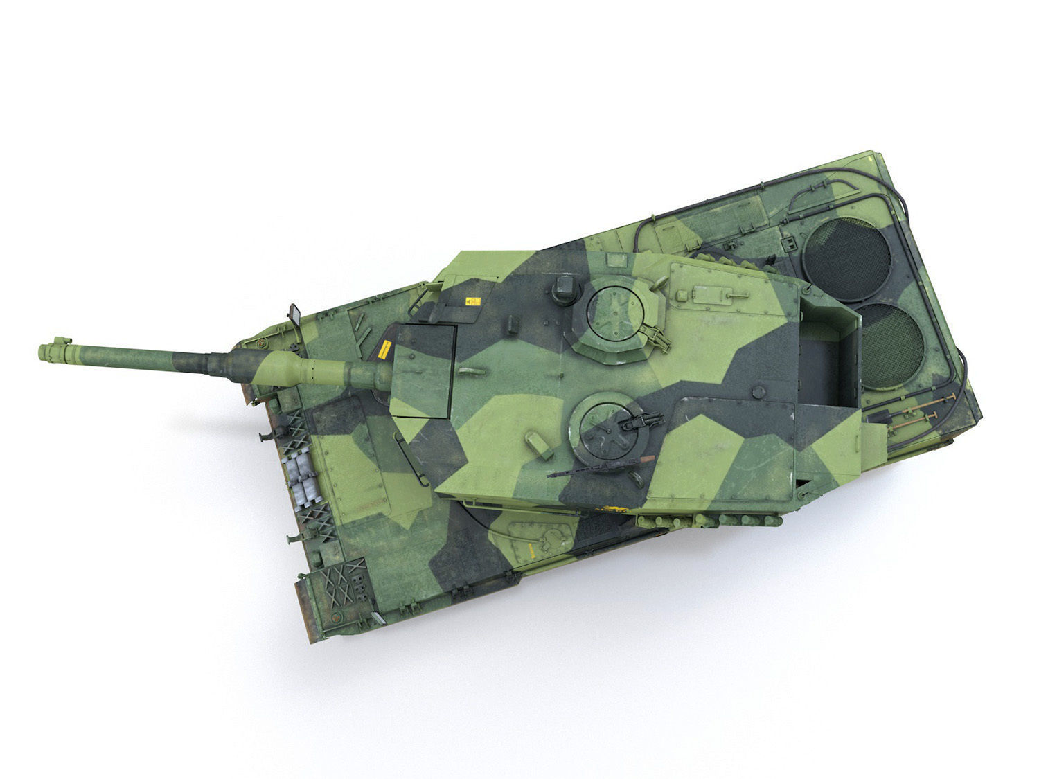 Stridsvagn 121 - Mek B10 - Swedish Army 3D model_10