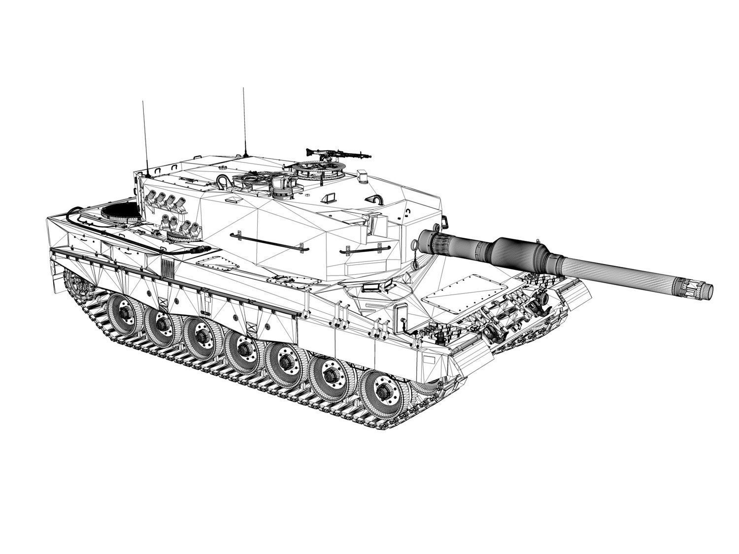 Stridsvagn 121 - Mek B10 - Swedish Army 3D model_16