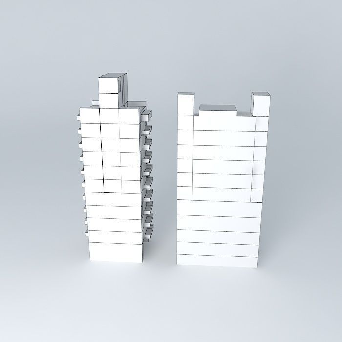 Edificio Vesalius Free 3D model_3