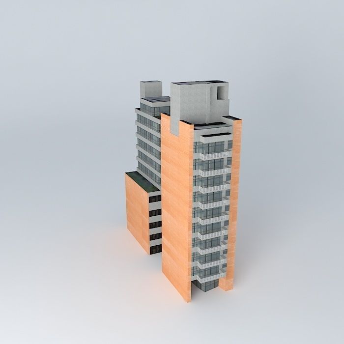 Edificio Vesalius Free 3D model_1
