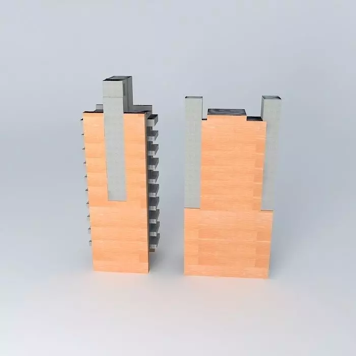 Edificio Vesalius Free 3D model_0