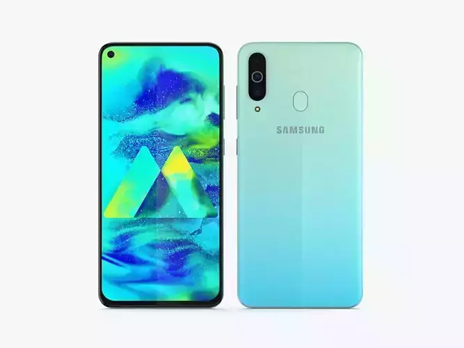 Samsung Galaxy M40  Low-poly 3D model