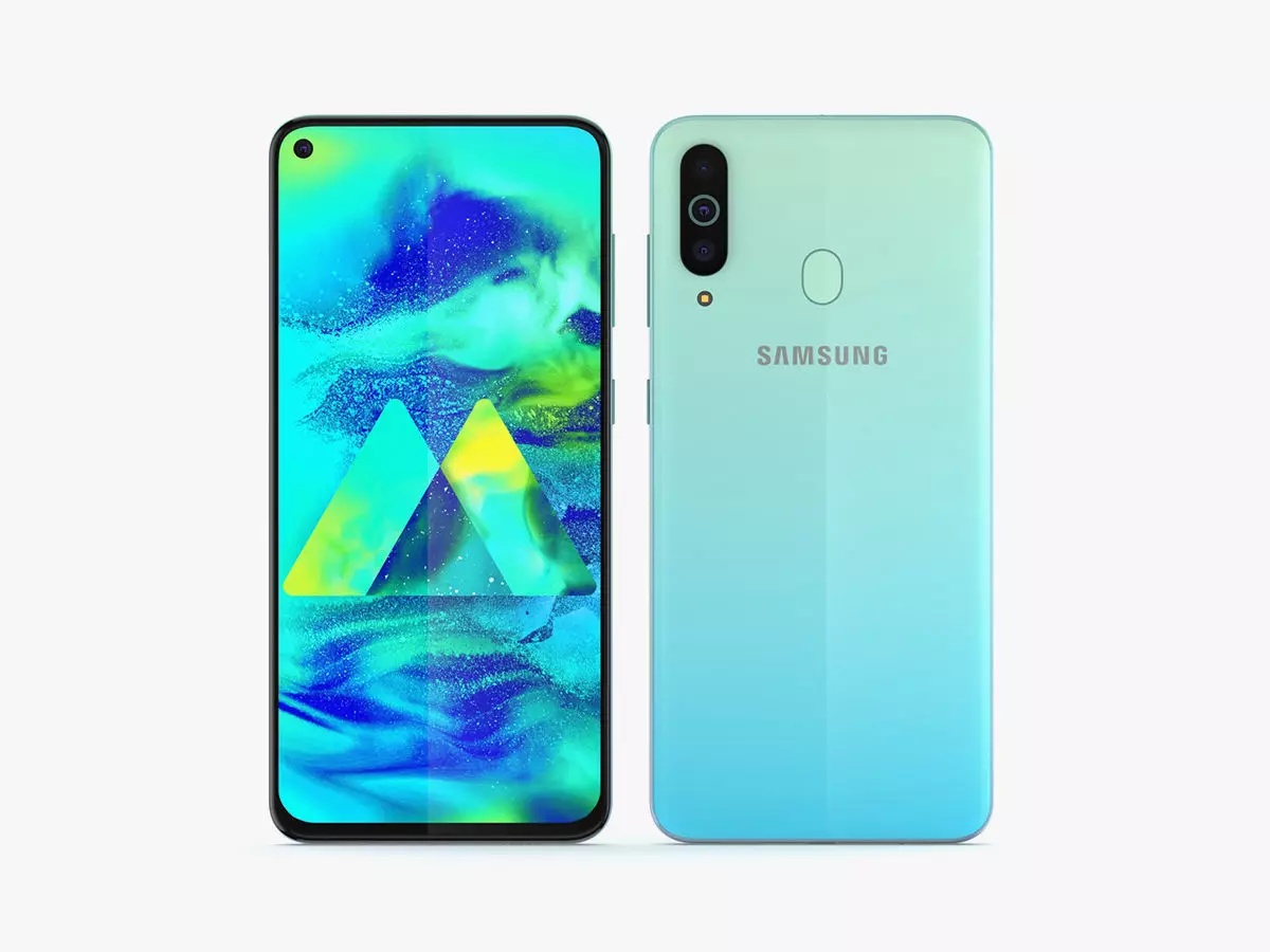 Samsung Galaxy M40  Low-poly 3D model_0