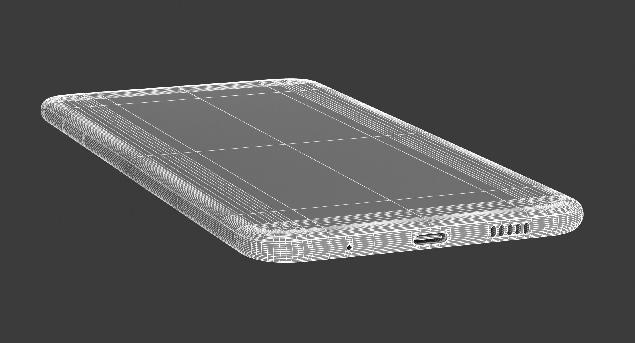 Samsung Galaxy M40  Low-poly 3D model_12
