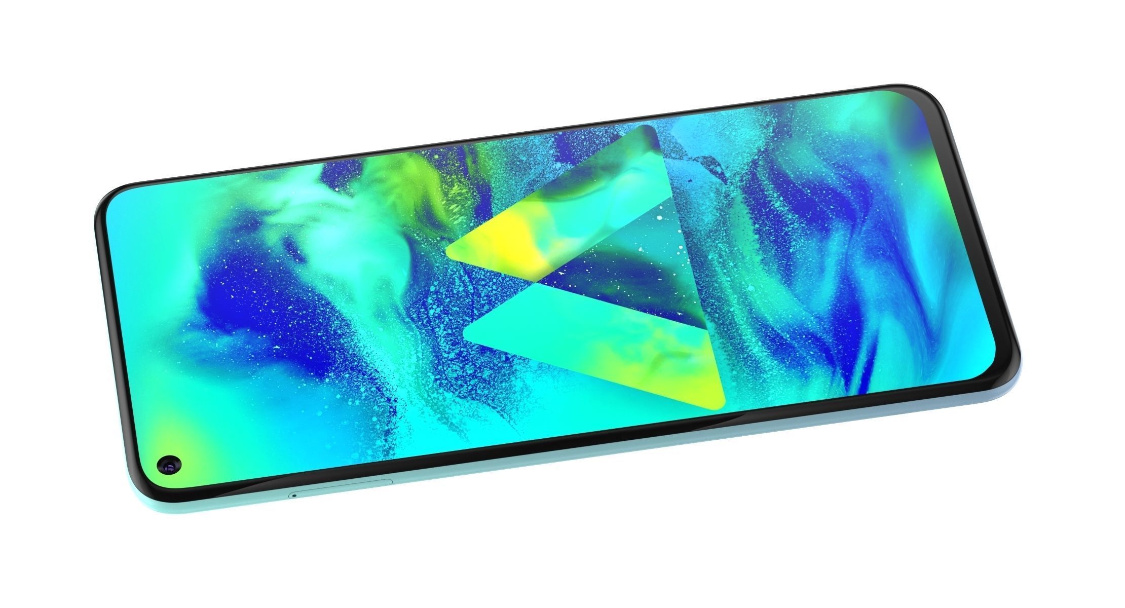 Samsung Galaxy M40  Low-poly 3D model_7