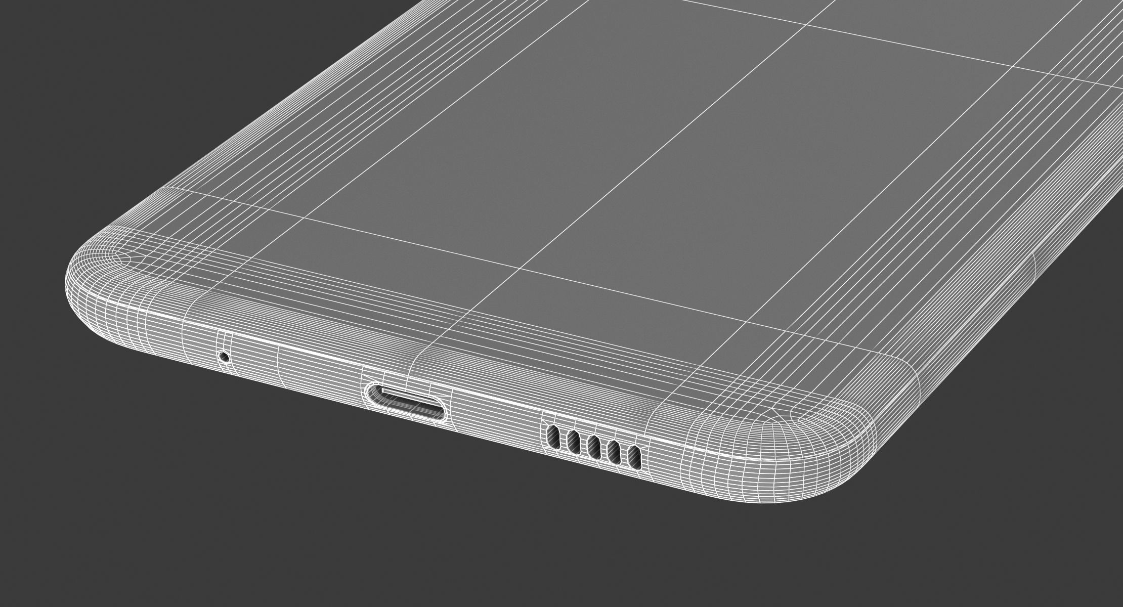 Samsung Galaxy M40  Low-poly 3D model_16