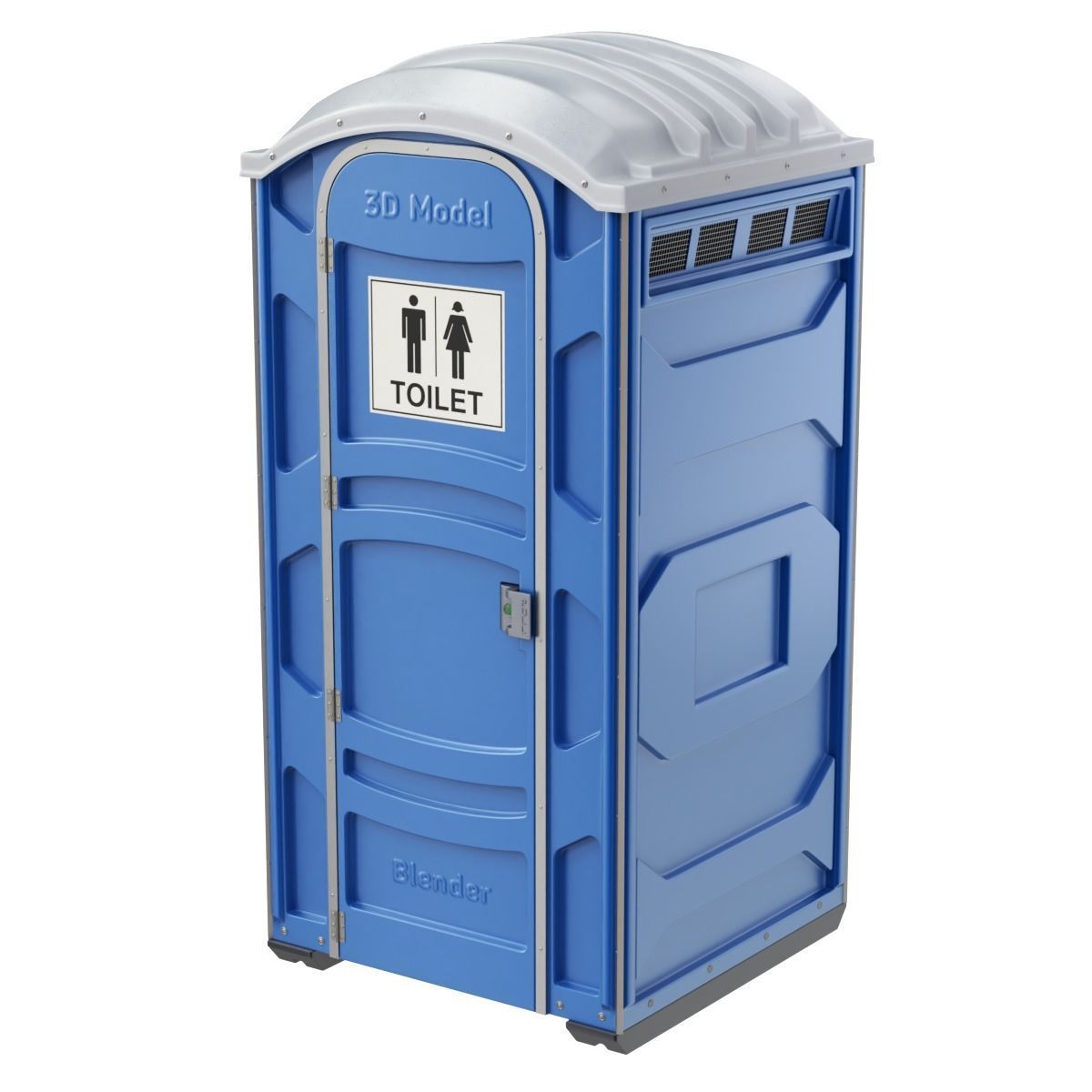Portable Toilet 3D model_1