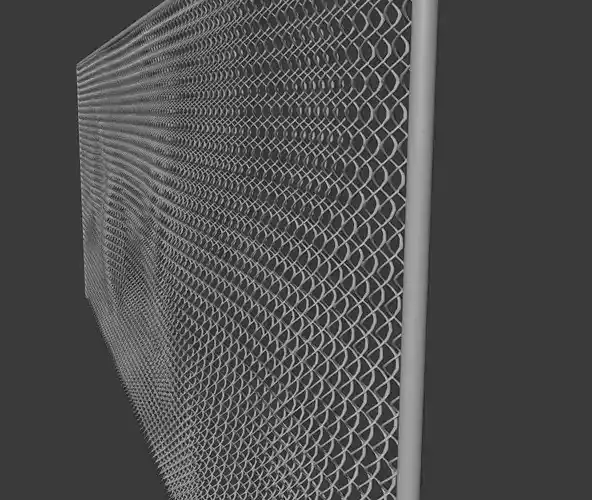 Wire Fence Free 3D model