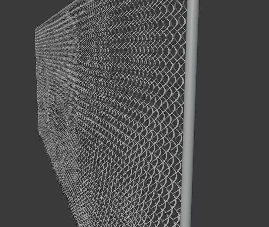 Wire Fence Free 3D model