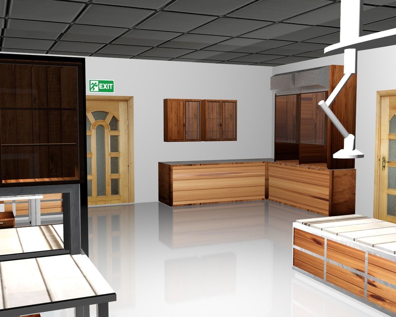 3d lab design 3D model_3