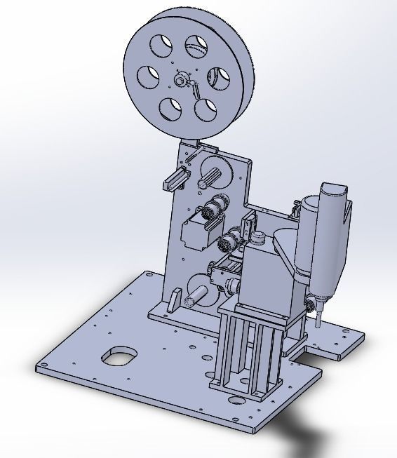 Labelling machine 3D model_7