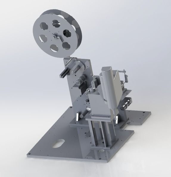 Labelling machine 3D model_8