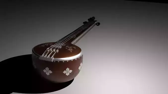 Tambura indian sitar