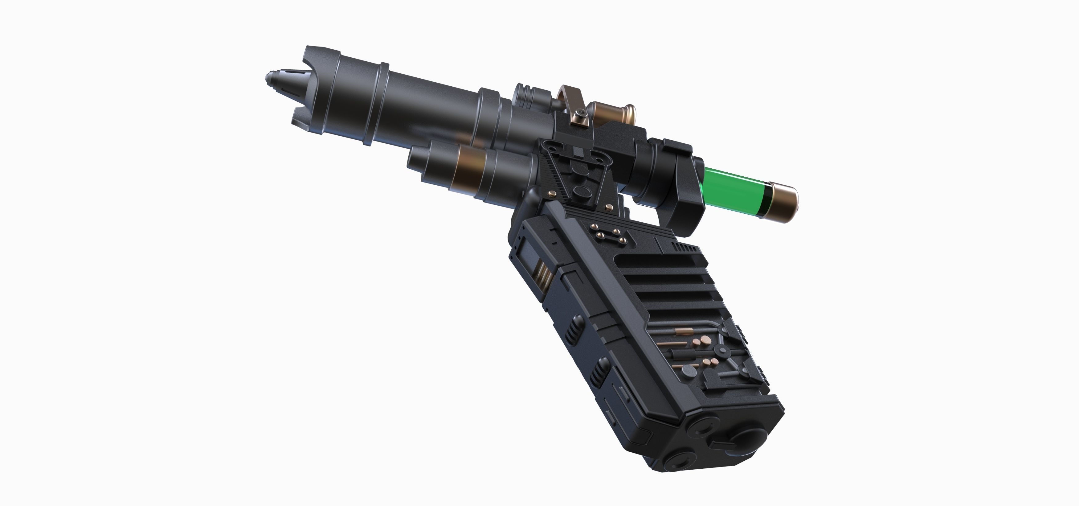 Hirogen Hypospray from Star Trek Voyager 3D print model_12