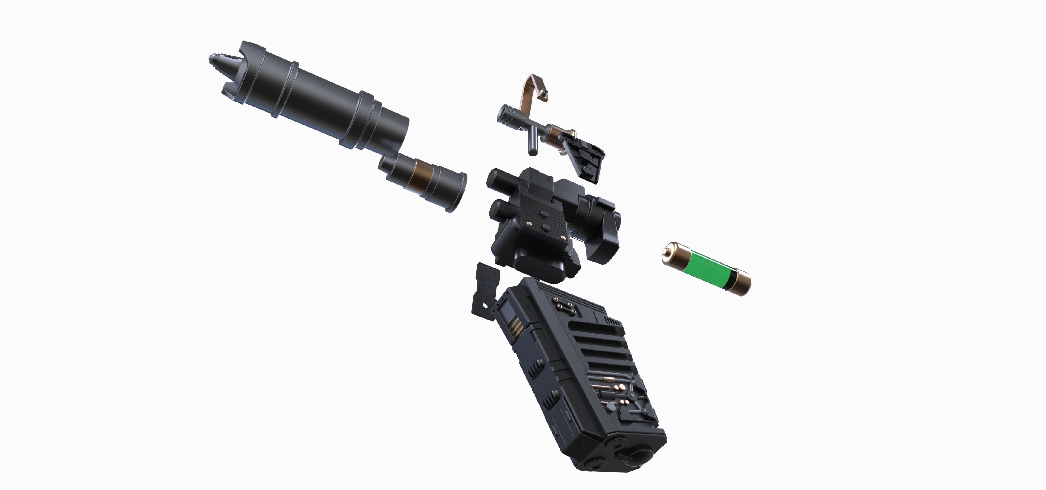 Hirogen Hypospray from Star Trek Voyager 3D print model_24