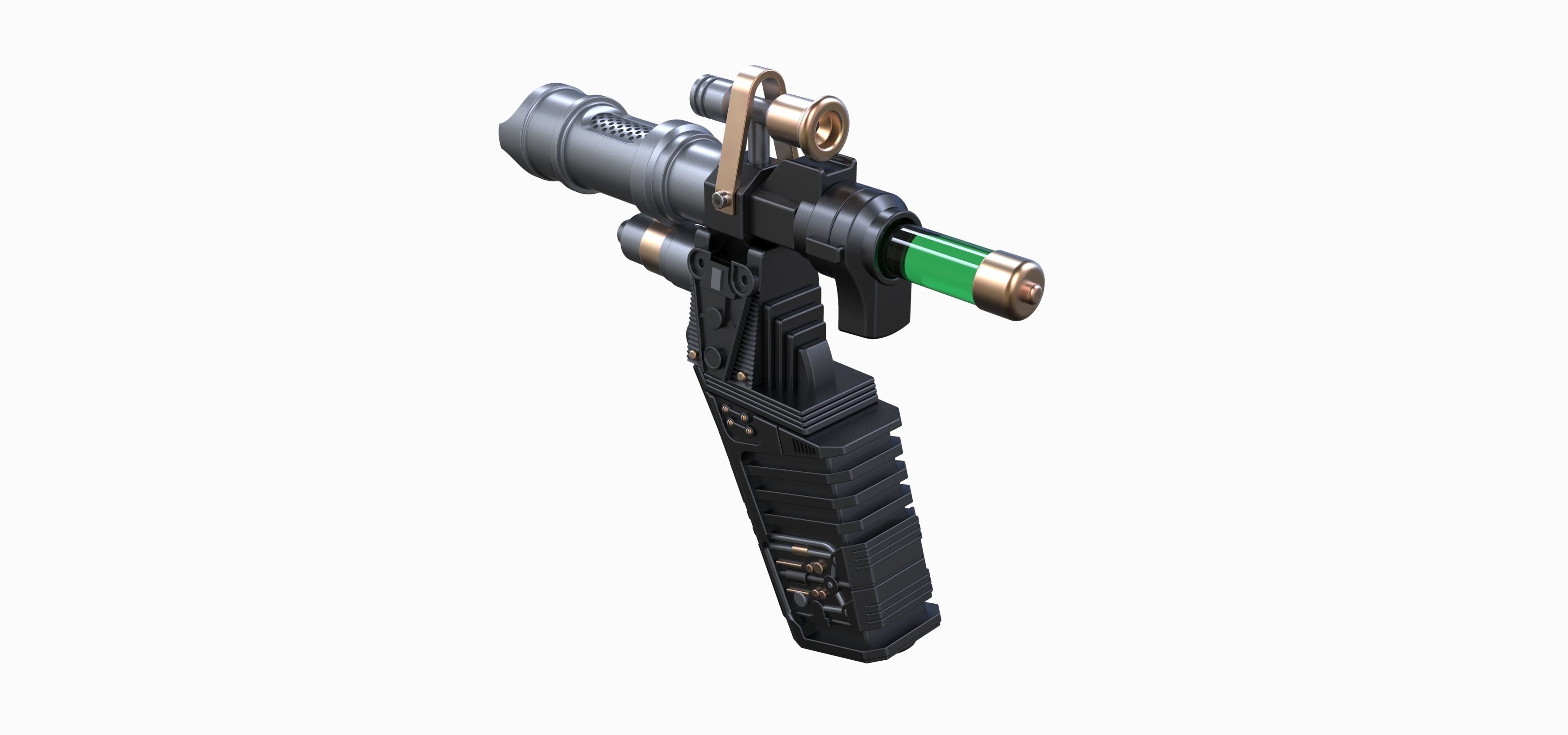 Hirogen Hypospray from Star Trek Voyager 3D print model_13