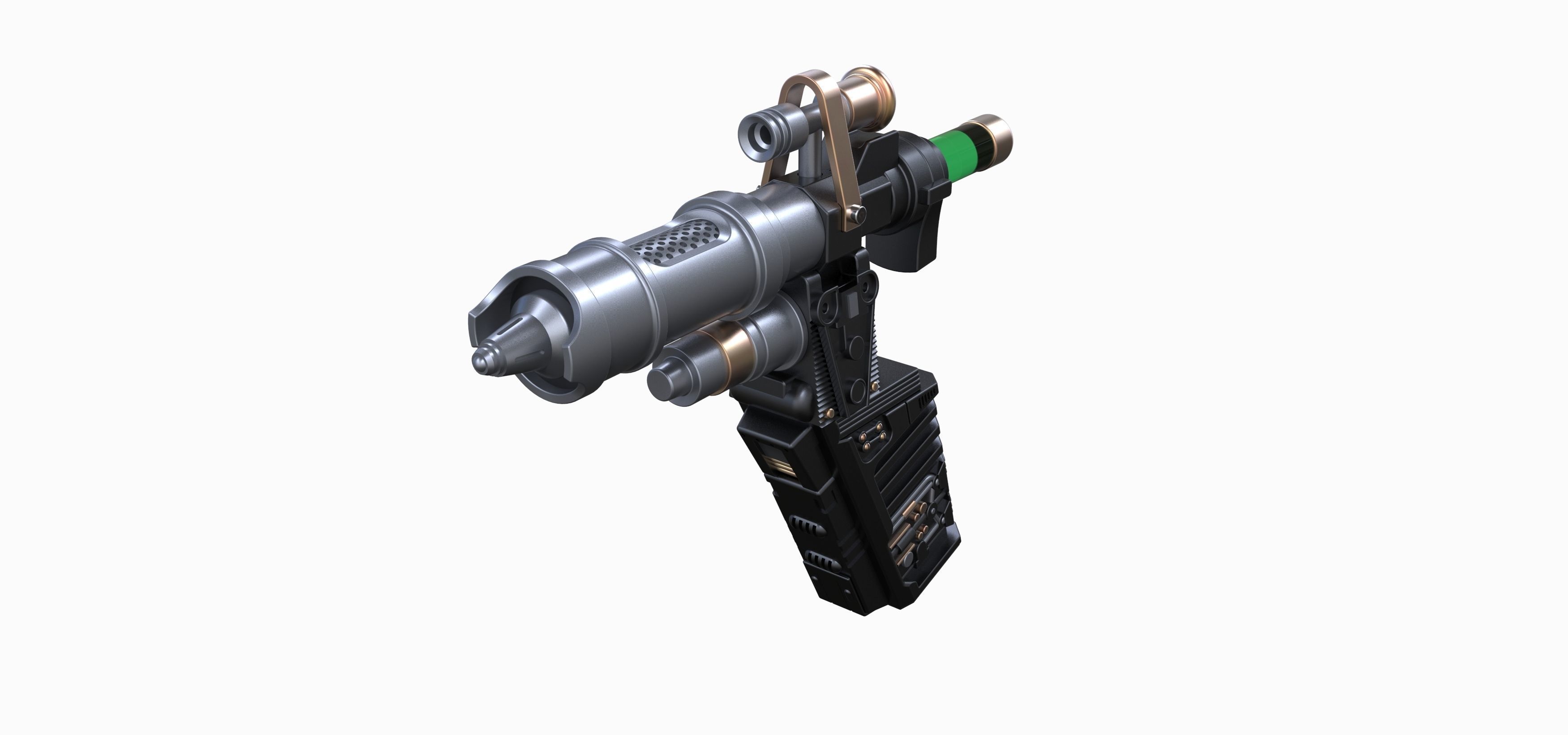 Hirogen Hypospray from Star Trek Voyager 3D print model_3