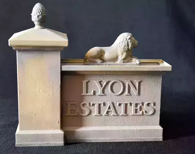 LYON ESTATES Gate Back to the Future  3D print model