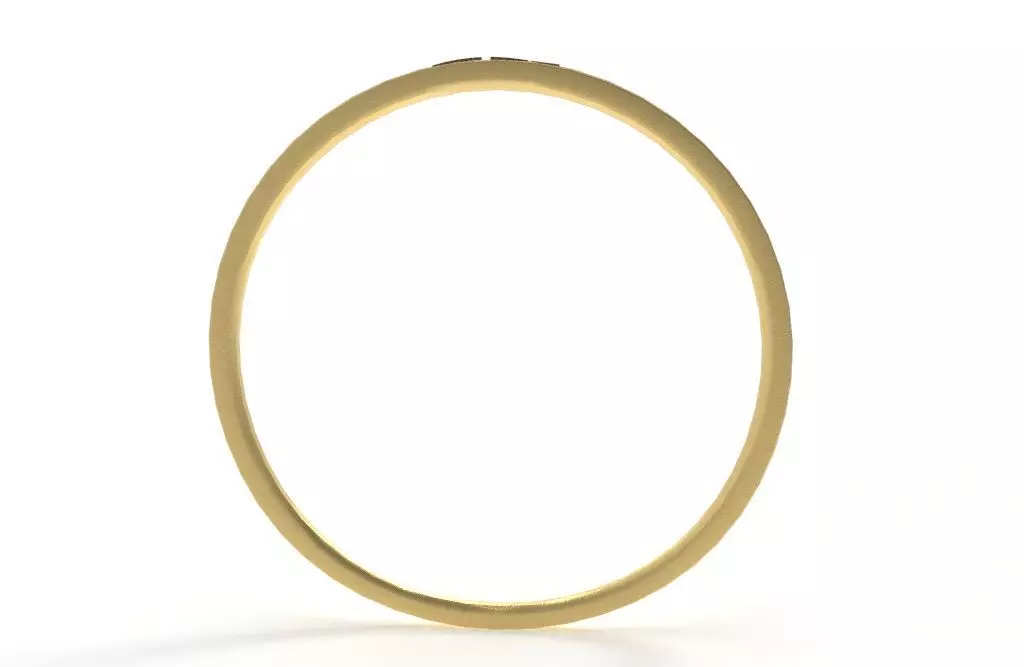 Love ring Low-poly 3D model