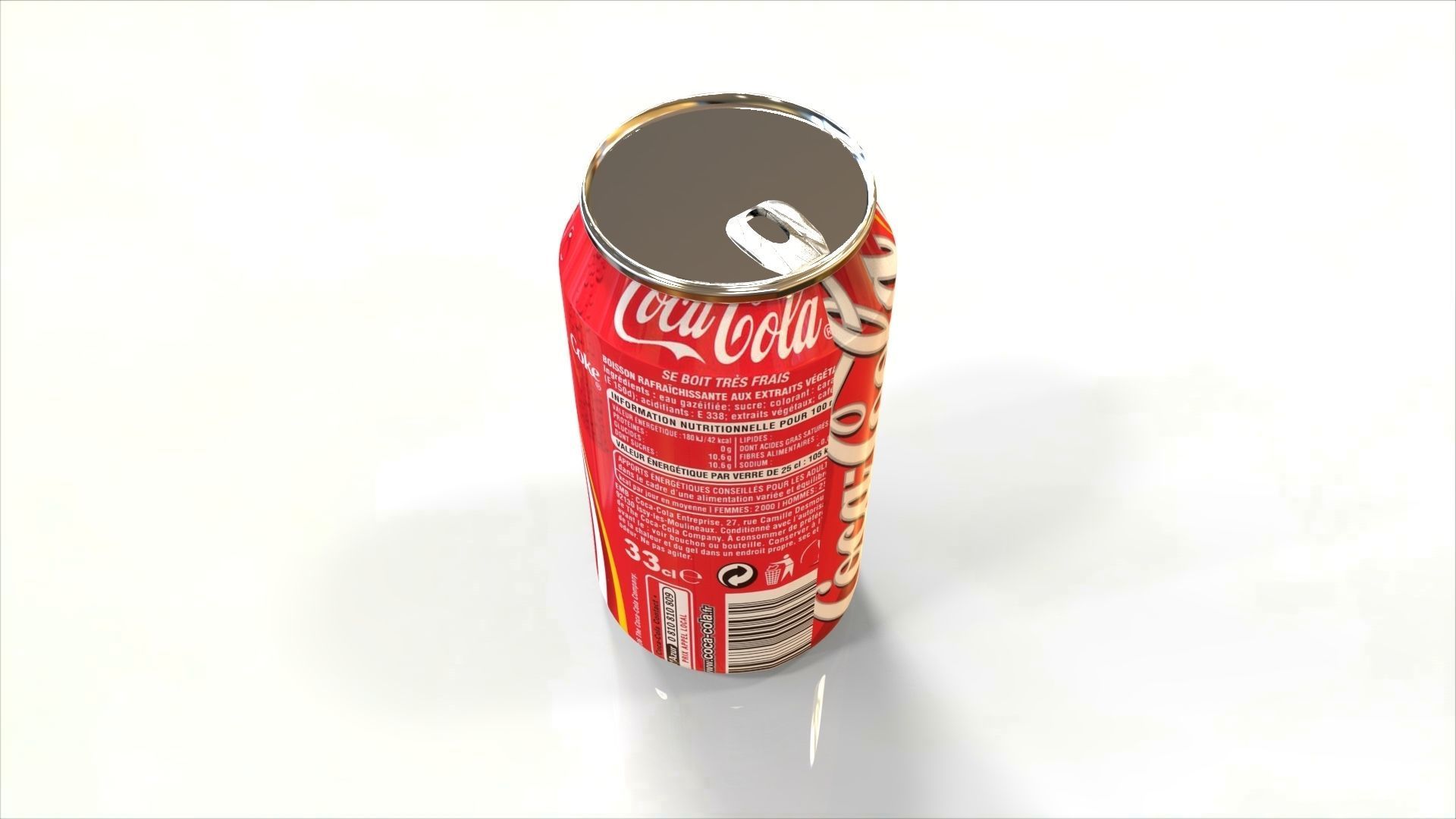 Coca Cola Can 3D model_2