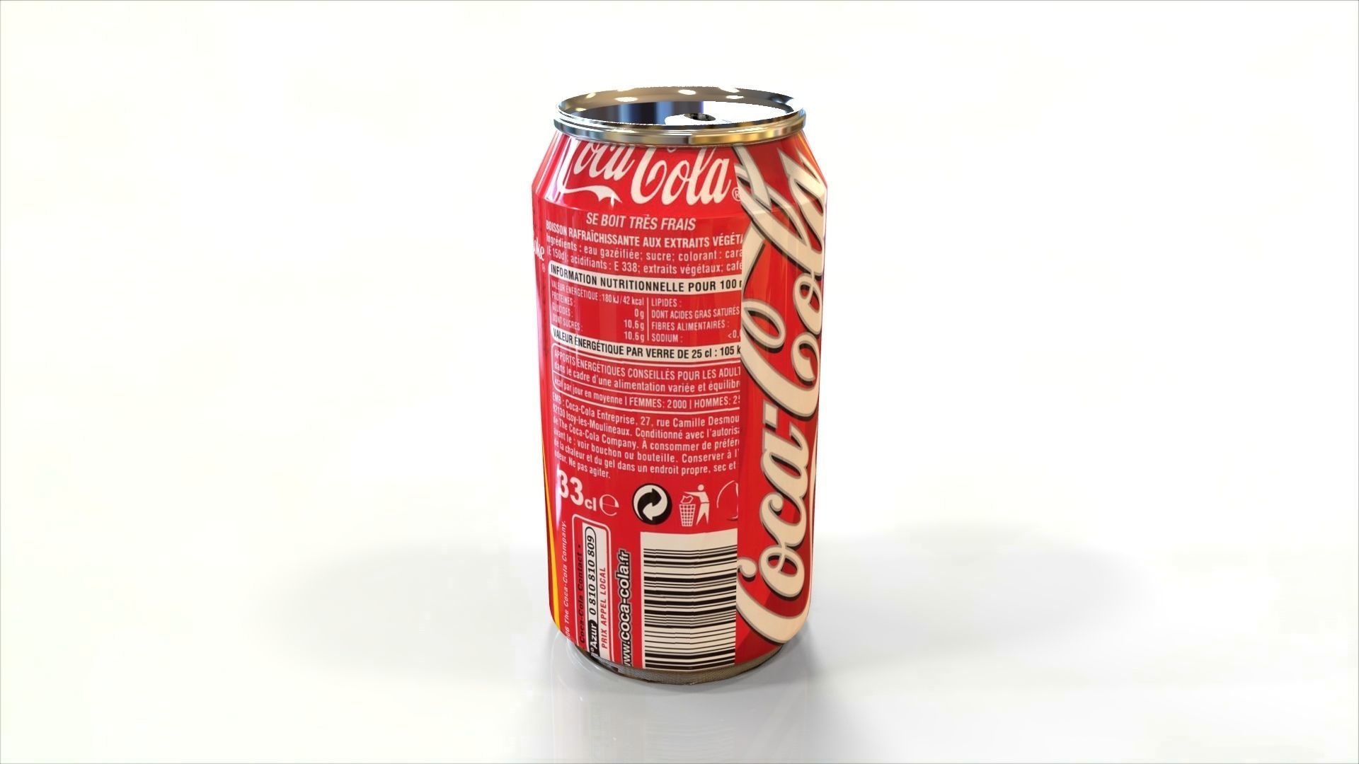Coca Cola Can 3D model_3