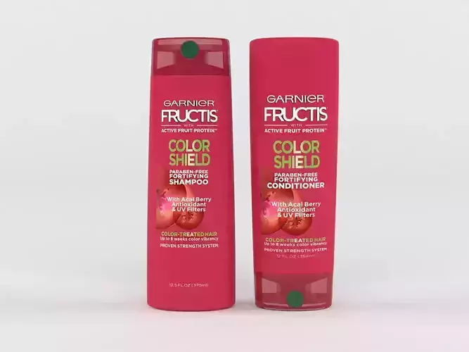 Garnier Hair Care Fructis Color Shield Shampoo 3D model