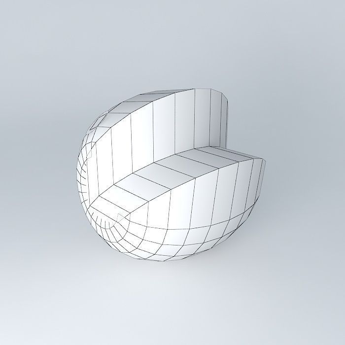 pacman bird 3D model_3