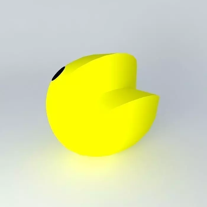 pacman bird 3D model_0