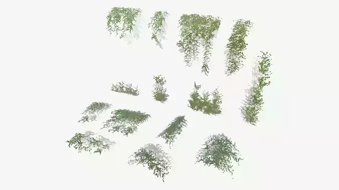 Ivy Modular Assets Low-poly 3D model