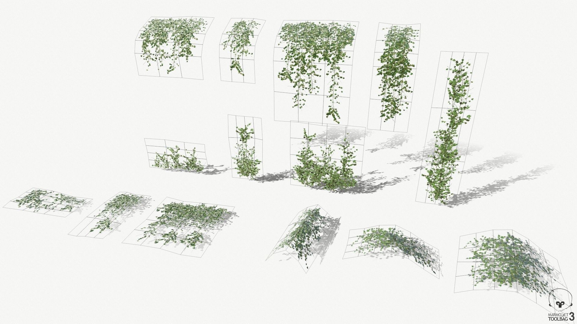 Ivy Modular Assets Low-poly 3D model_3