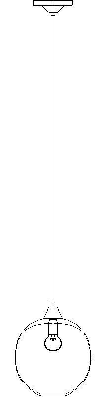 Pick-N-Mix Ball Standard Pendant Light 3D model_5