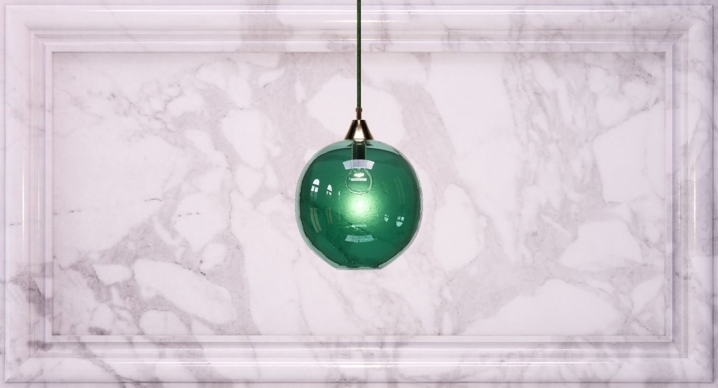 Pick-N-Mix Ball Standard Pendant Light 3D model_4