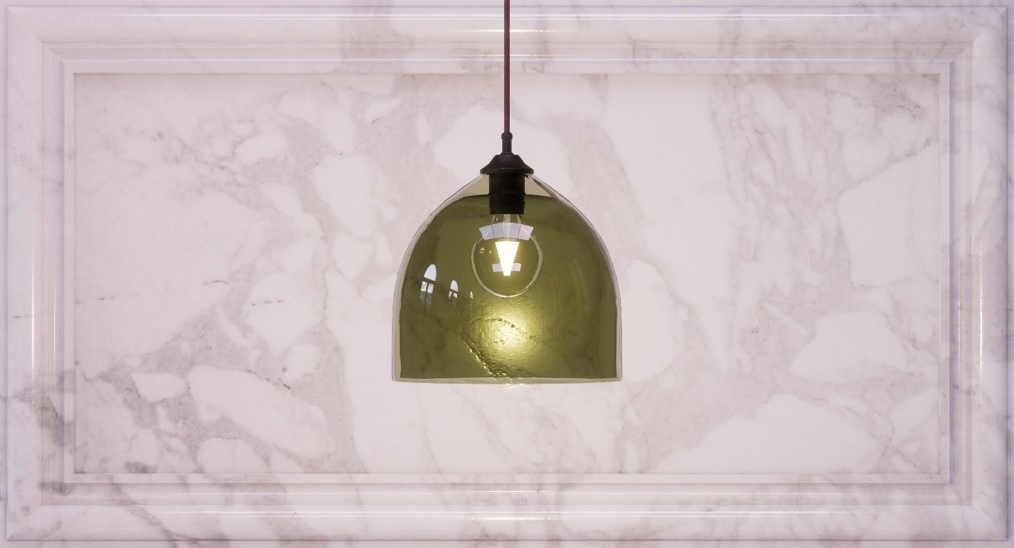 Pick-N-Mix Bowl Large Pendant Light 3D model_4