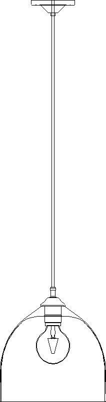 Pick-N-Mix Bowl Large Pendant Light 3D model_5