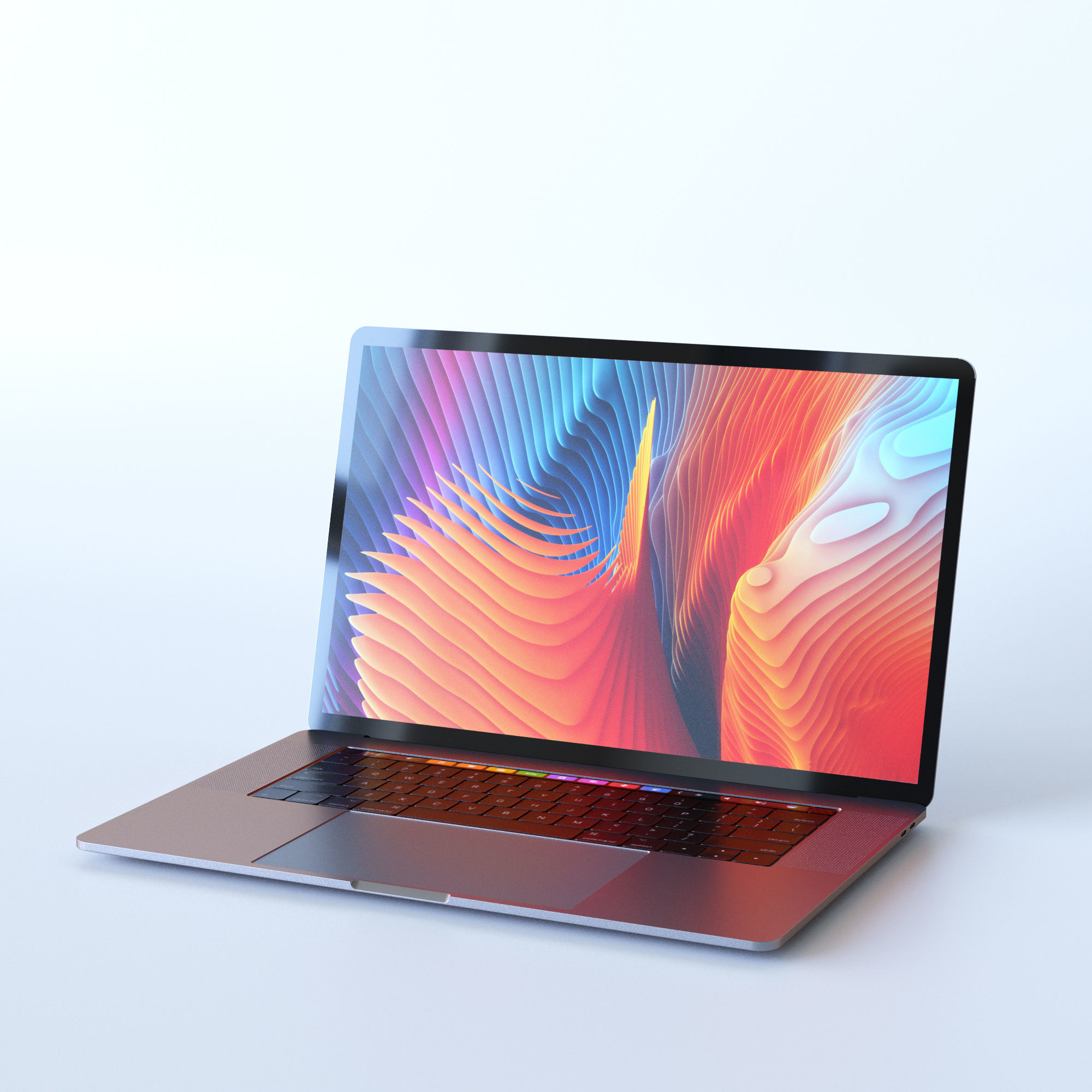 MacbookPro 2019  3D model_2