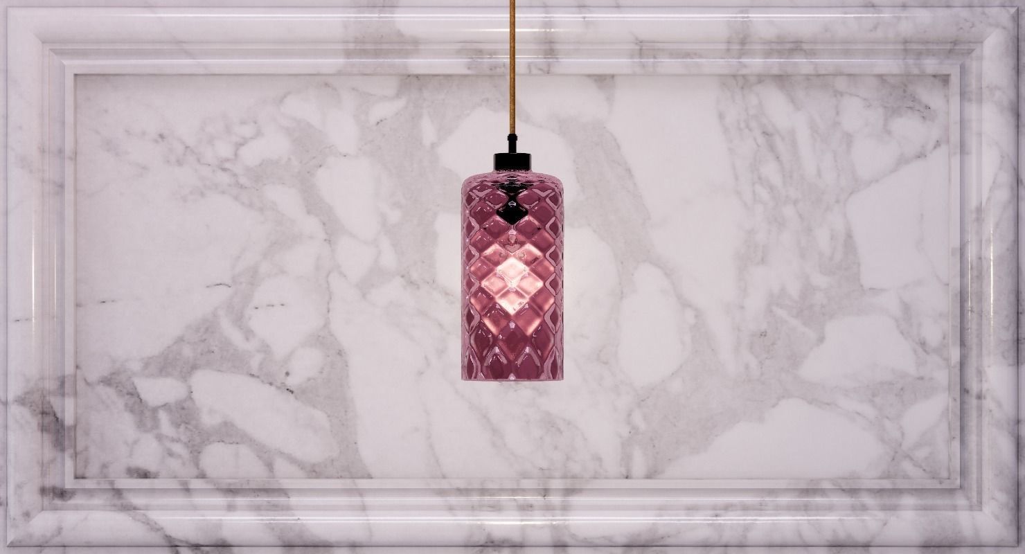 Pick-N-Mix Cylinder Standard Pendant Light 3D model_3