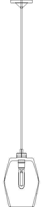 Pick-N-Mix Flask Standard Pendant Light 3D model_5