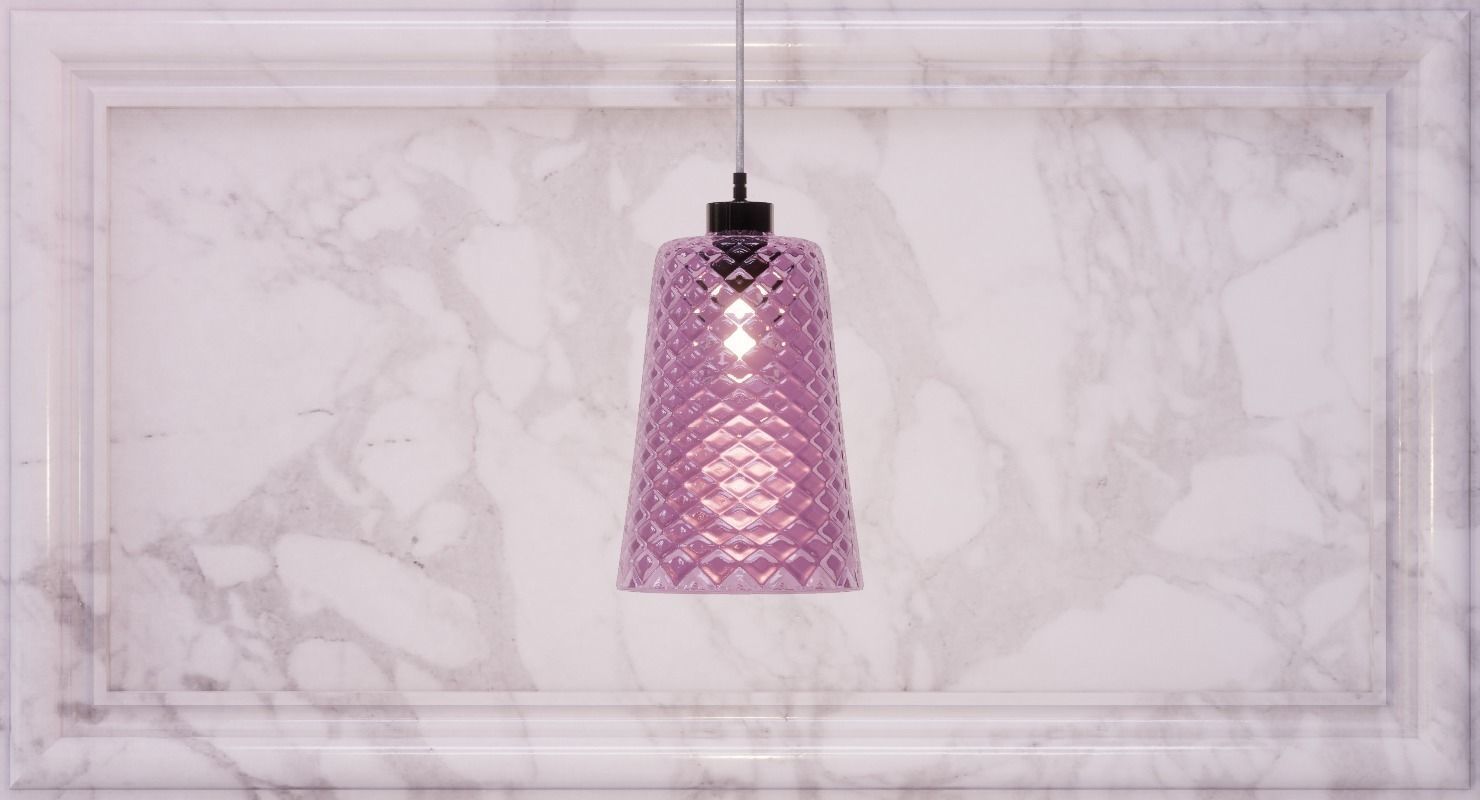 Pick-N-Mix Pot Large Pendant Light 3D model_3