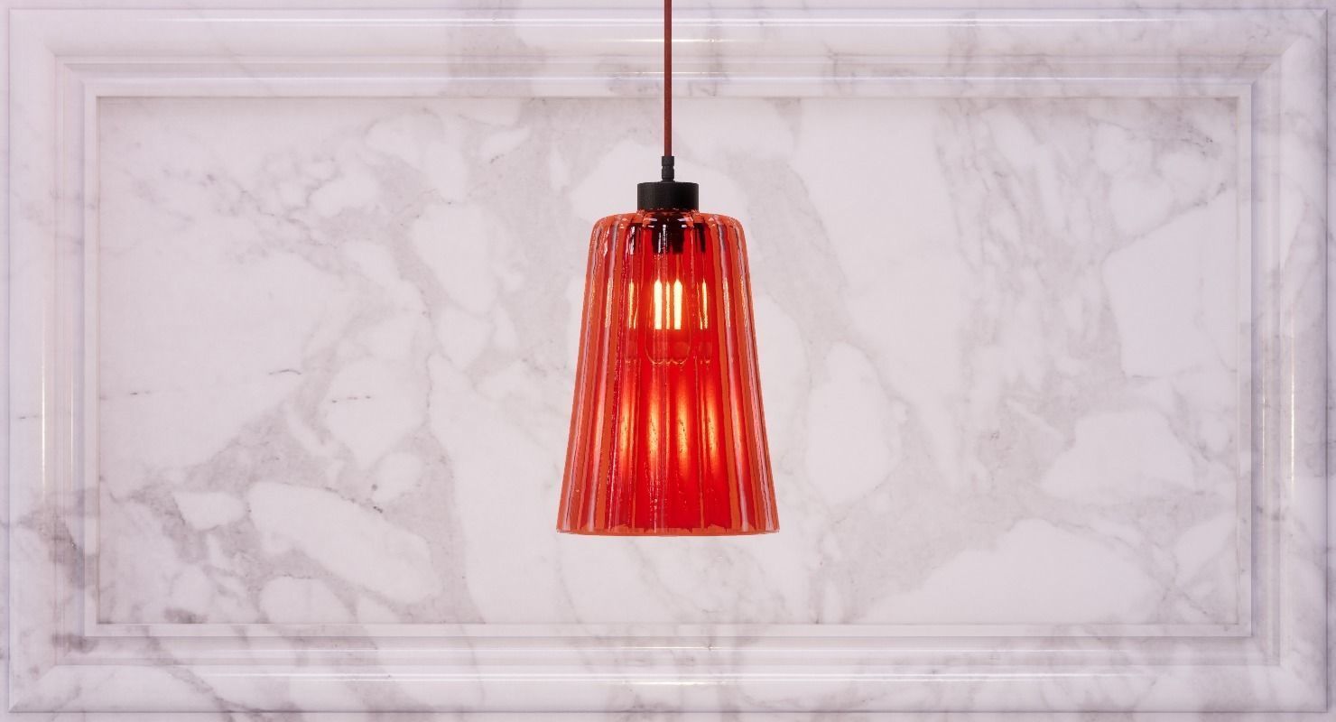 Pick-N-Mix Pot Large Pendant Light 3D model_2