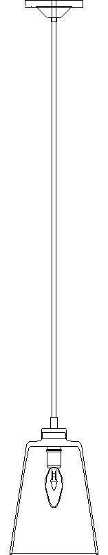 Pick-N-Mix Pot Standard Pendant Light 3D model_5