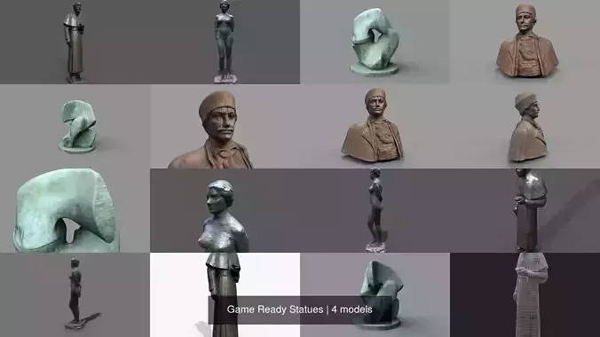 Game Ready Statues statue of person
