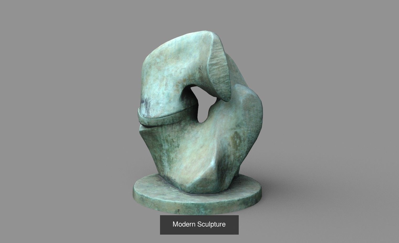 Game Ready Statues statue of person 3D Model Collection_4