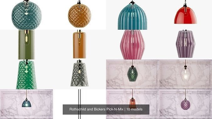 Rothschild and Bickers Pick-N-Mix 3D Model Collection