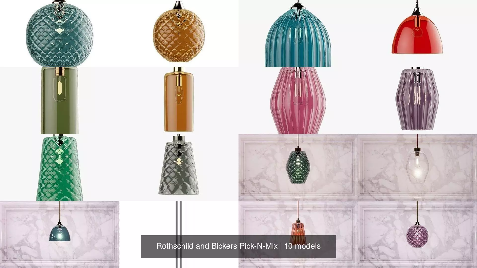 Rothschild and Bickers Pick-N-Mix 3D Model Collection_0