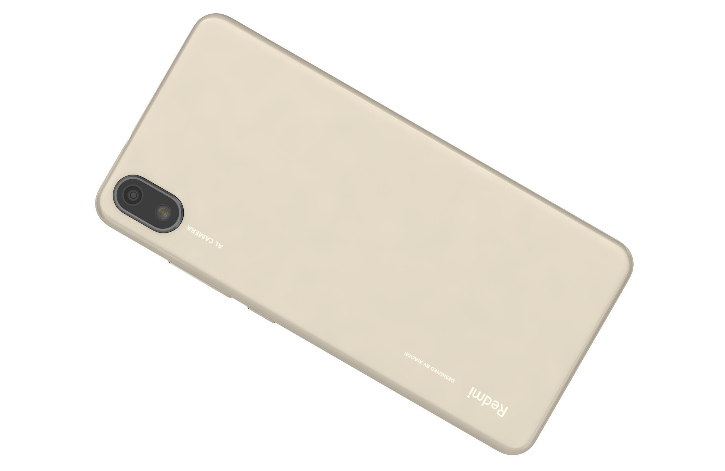Xiaomi Redmi 7A Matte Gold 3D model_4