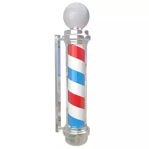 Barber Shop Pole 3D model